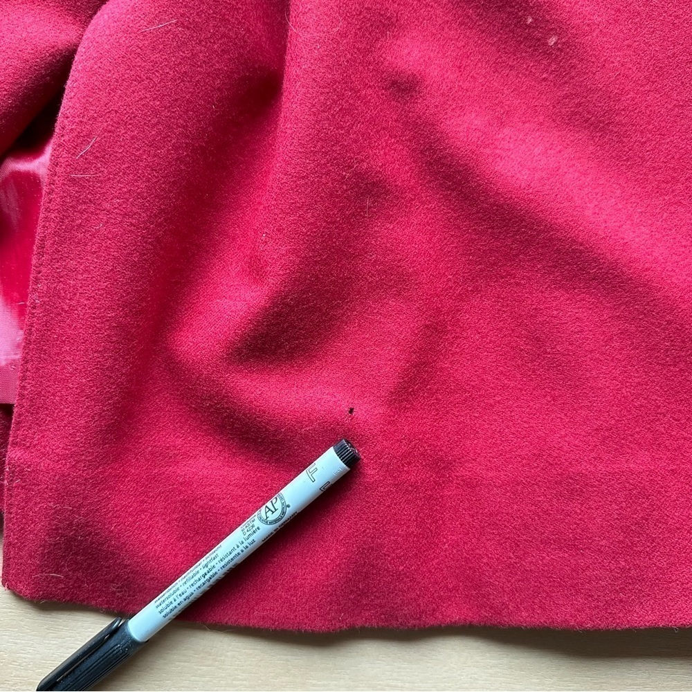 Vintage Pendleton Bright Red Double Breasted Slee… - image 8